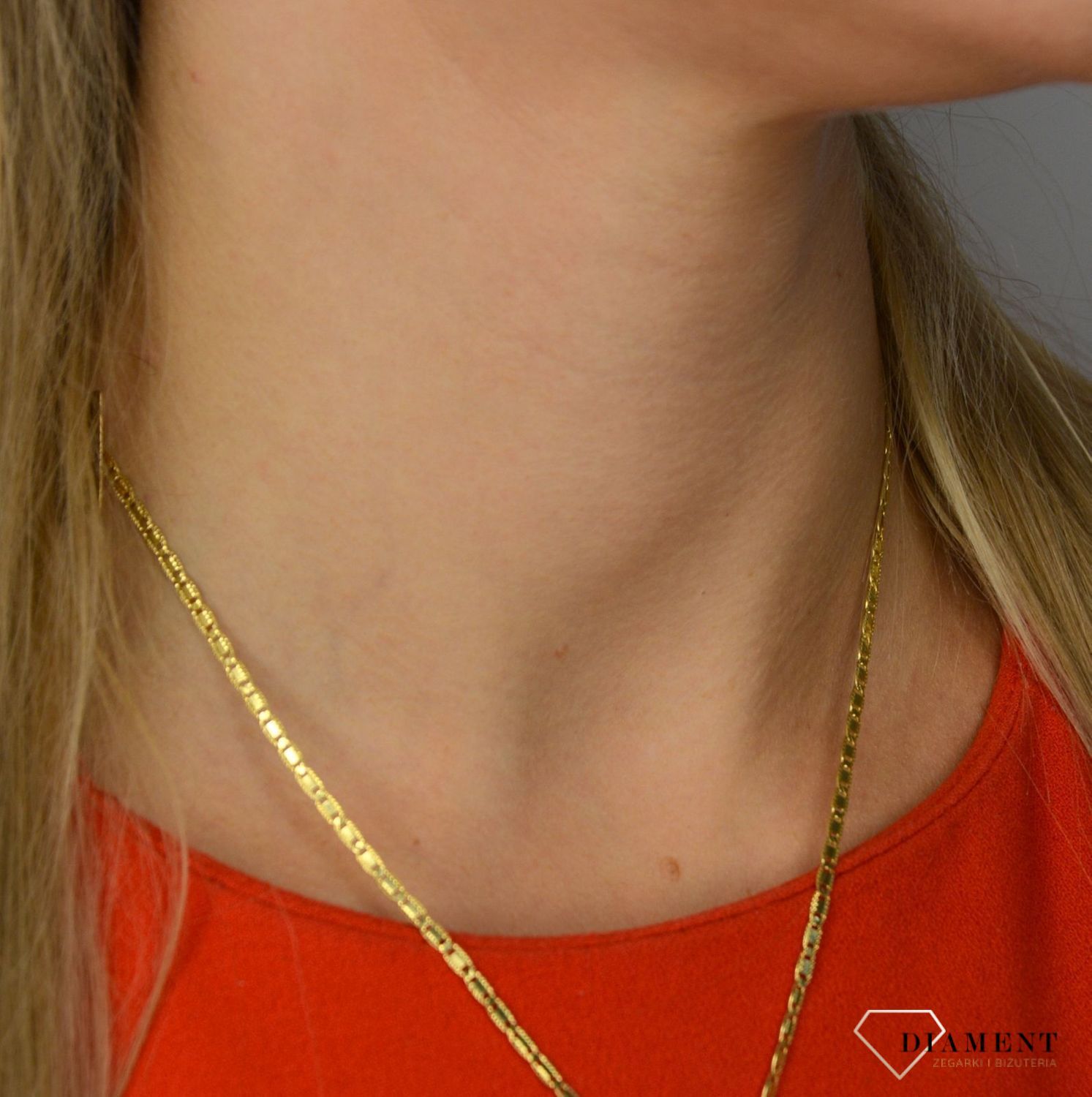 Złoty łańcuszek 585 o szerokości 2,5 mm DIA-LAN-1253-585 2,5mmv.jpg